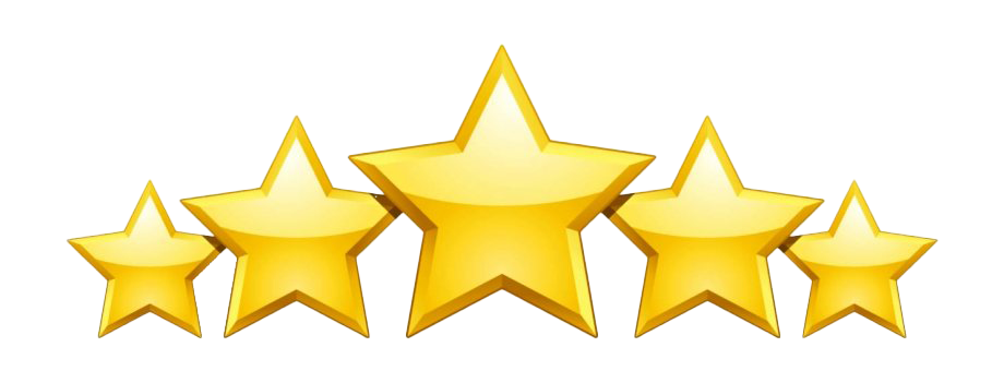 5 Star Rating PNG