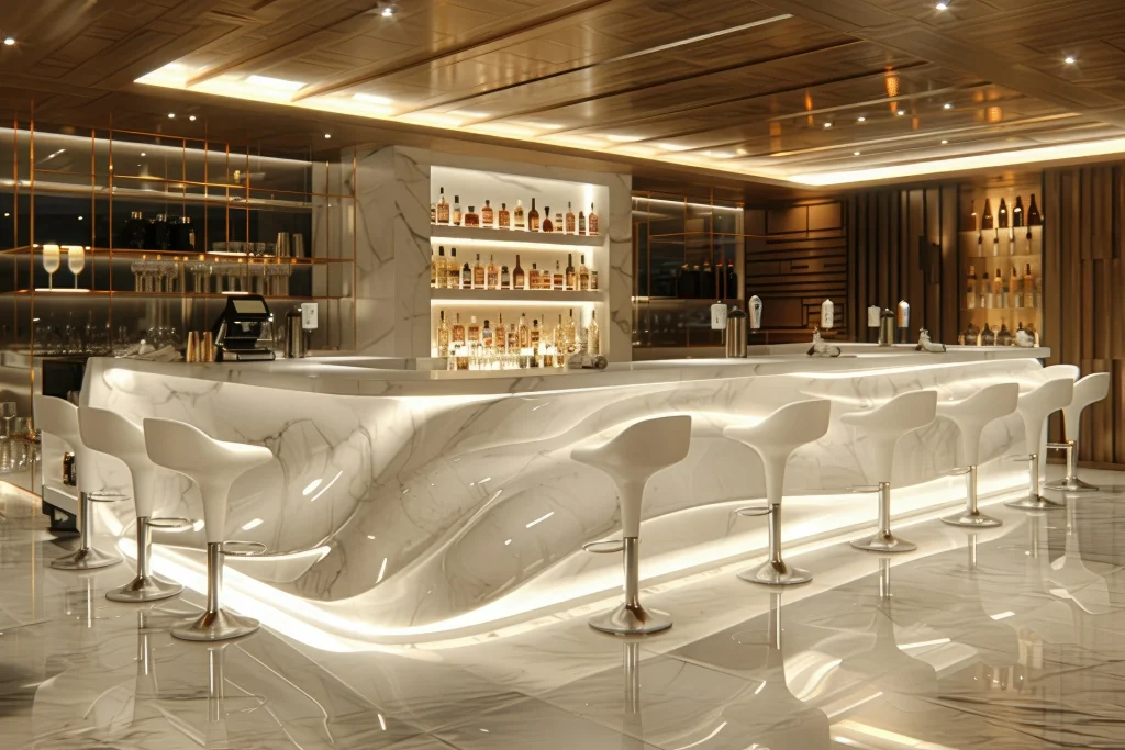 Home 2 counter bar luxury lounge generative ai 1